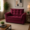 Ver imagem 3 de Sofá 2 Lugares Pequeno Confortável 1,40 Mts Alice Imperio Decor