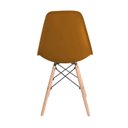 Ver imagem 2 de Conjunto com 4 Cadeiras para Sala de Jantar Eames PP Dsw Laranja/Tangerina