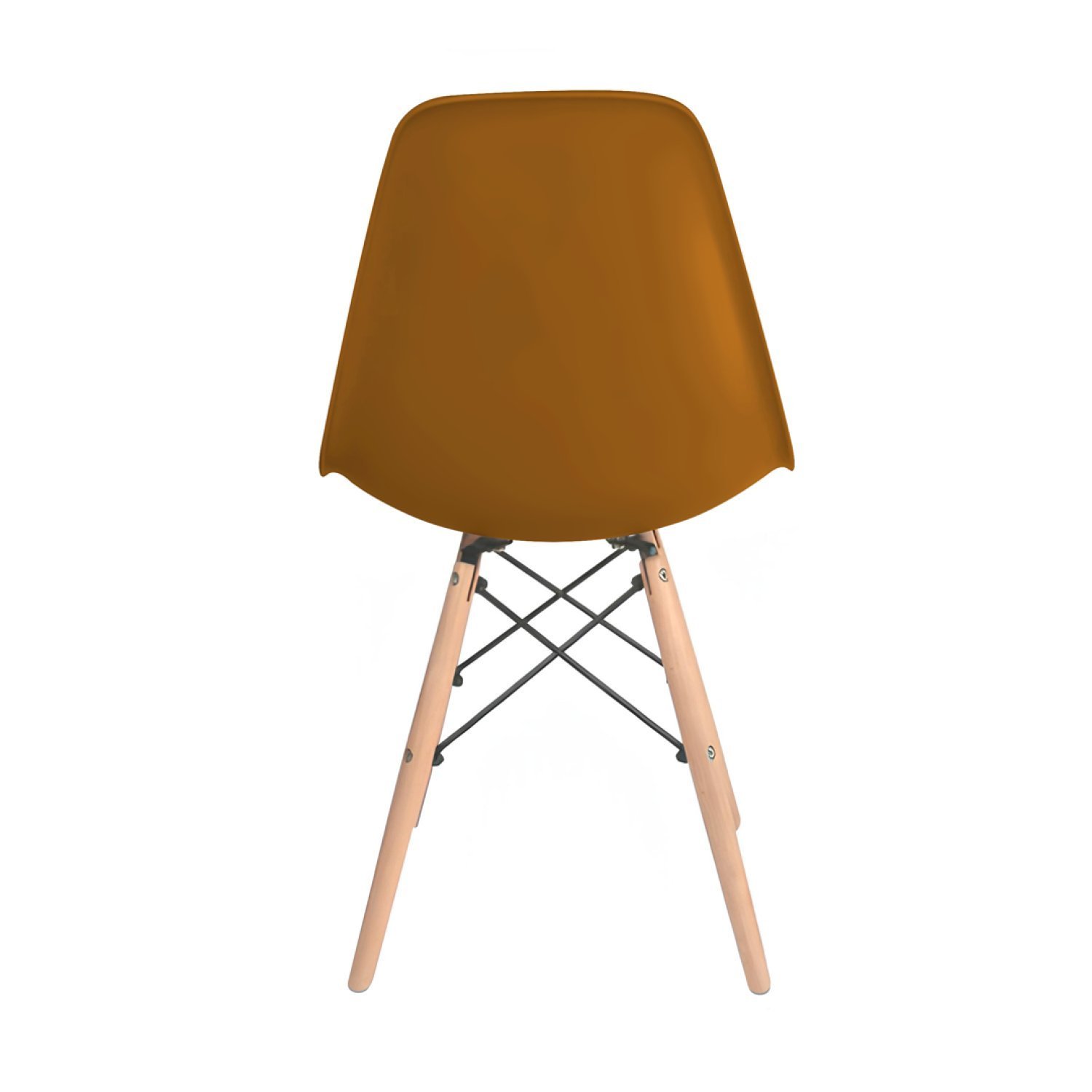 Conjunto com 4 Cadeiras para Sala de Jantar Eames Pp Dsw - 2