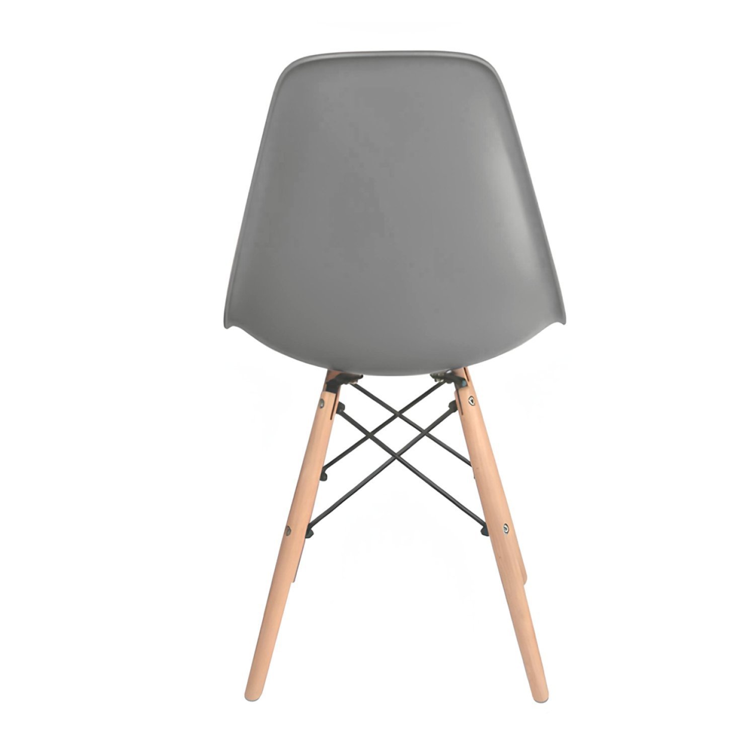 Conjunto com 4 Cadeiras para Sala de Jantar Eames Pp Dsw - 2