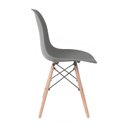 Ver imagem 5 de Conjunto com 4 Cadeiras para Sala de Jantar Eames PP Dsw Cinza/Brasão
