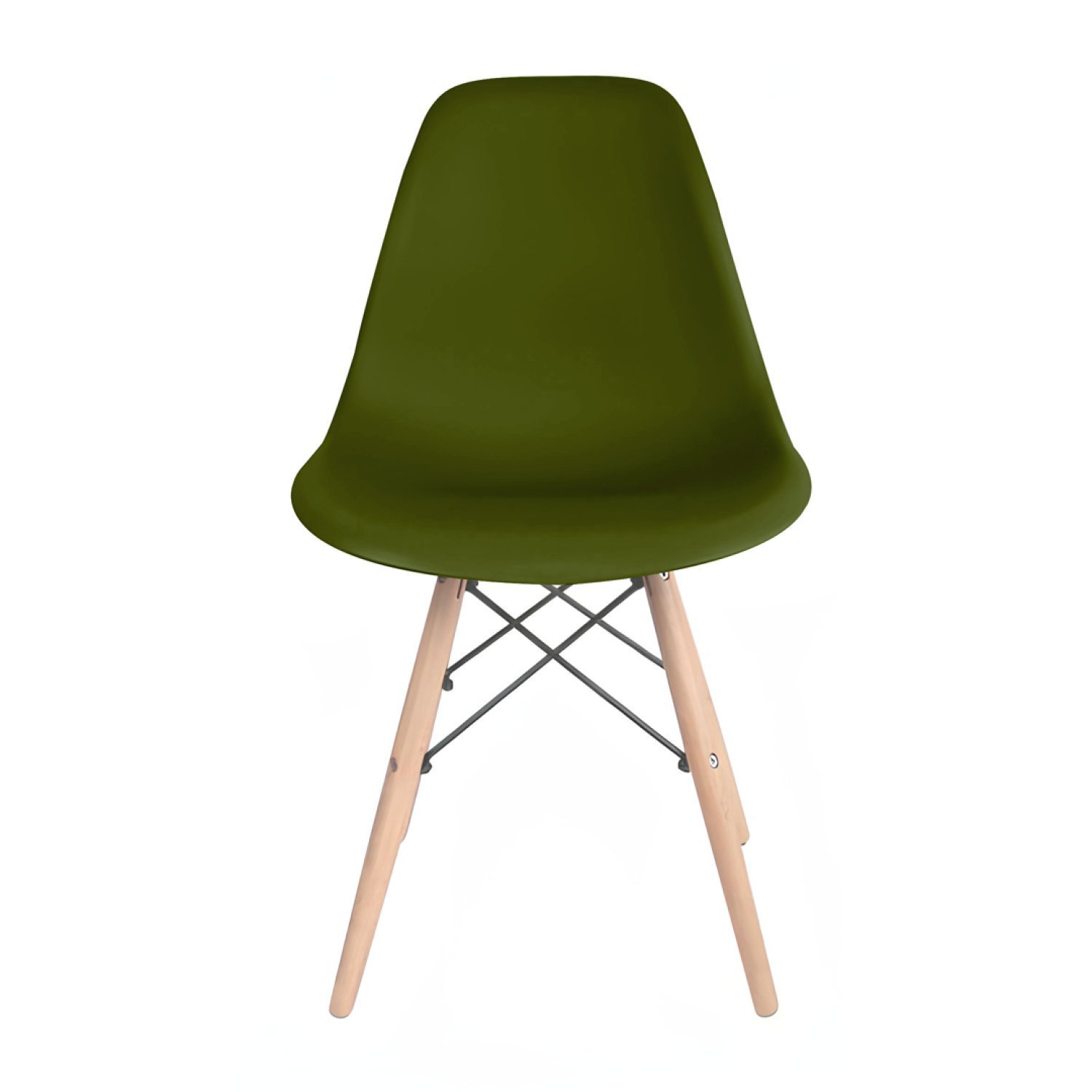 Conjunto com 4 Cadeiras para Sala de Jantar Eames Pp Dsw - 6