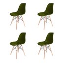 Ver imagem 1 de Conjunto com 4 Cadeiras para Sala de Jantar Eames Pp Dsw