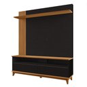 Ver imagem 6 de Estante Home Nt1335 para Tv até 65" Preto Tx/freijó Trend Notável Móveis