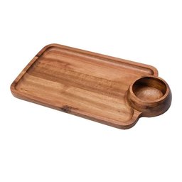 Tábua para Petisco em Acácia 4,5x4,3x16,5cm Kenya - 1