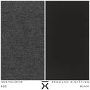 Ver imagem 6 de Kit Poltrona com Puff Turim Base Aço Preto Recouro Black Poliéster Cinza - Nexta Casa