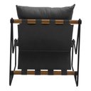 Ver imagem 7 de Kit Poltrona com Puff Turim Base Aço Preto Recouro Black Poliéster Cinza - Nexta Casa