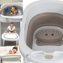 Ver imagem 4 de Banheira para Bebe Ofuro Dobravel Kiddo Oyster 40l Cappuccino