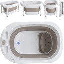 Ver imagem 3 de Banheira para Bebe Ofuro Dobravel Kiddo Oyster 40l Cappuccino