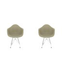 Ver imagem 4 de Conjunto com 2 Cadeiras para Sala de Jantar Arm Eiffel Bege/Fendi