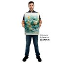 Ver imagem 2 de Kit Quadro Decorativo 3 Telas Canvas a Arte Das Flores Tacolado Moldura Flutuante 4,5cm Preta 40 X 6