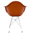 Ver imagem 2 de Cadeira para Sala de Jantar Arm Eiffel Laranja/Tangerina