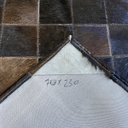 Ver imagem 3 de Tapete de couro marrom café 0,70x2,30 com bordas pç 10x10
