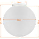 Ver imagem 2 de Globo de Vidro com Colar 15 X 35 P/ Poste de Jardim:incolor Brilho/n/a