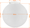 Ver imagem 2 de Globo de Vidro com Colar 15 X 35 P/ Poste de Jardim:incolor Brilho/n/a