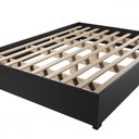 Ver imagem 2 de Base Cama Box Casal Imperatriz Com Pés Preto Viero