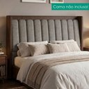 Ver imagem 2 de Cabeceira Queen 160 cm Lumina com Frame Linho Tca 208 Corino Tcs 721 Peer