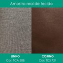 Ver imagem 4 de Cabeceira Queen 160 cm Lumina com Frame Linho Tca 208 Corino Tcs 721 Peer