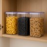 Pote Plástico 2l Transparente Organizador Mantimentos Grãos Massas Cinquetti - 4