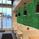 Ver imagem 1 de Kit 24 Quadros de Amendoim Artificial 60x40 Decore Seu Ambiente com Placa de Folhagem Verde Realista