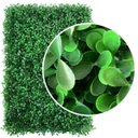 Ver imagem 4 de Kit 24 Quadros de Amendoim Artificial 60x40 Decore Seu Ambiente com Placa de Folhagem Verde Realista