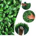 Ver imagem 3 de Kit 24 Quadros de Amendoim Artificial 60x40 Decore Seu Ambiente com Placa de Folhagem Verde Realista