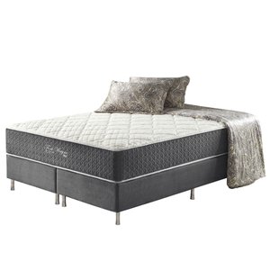 Cama Box Super King Anjos Colchões  Molas Ensacadas Suporte 200 Kg Fort Wayne 193x203x30