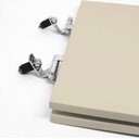 Ver imagem 4 de Assento Sanitário Poliéster para Louça Omega (deca) Super Luxo Cromado (reb. Oculto) Creme