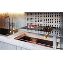 Ver imagem 1 de Grelha Uruguaia Barra Redonda Esmaltada Chapa Auxiliar 70x58