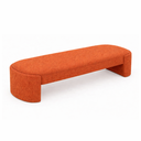Ver imagem 5 de Recamier Puf Decorativo Fly Cama Casal 138cm Zahav Estofados:terra Cota