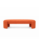 Ver imagem 4 de Recamier Puf Decorativo Fly Cama Casal 138cm Zahav Estofados:terra Cota