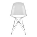 Ver imagem 2 de Conjunto com 2 Cadeira para Sala de Jantar Eames Pc Eiffel Transparente