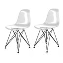 Ver imagem 1 de Conjunto com 2 Cadeiras para Sala de Jantar Eames Pc Eiffel Transparente