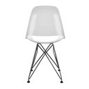 Ver imagem 2 de Conjunto com 2 Cadeiras para Sala de Jantar Eames Pc Eiffel Transparente