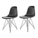 Ver imagem 1 de Conjunto com 2 Cadeiras para Sala de Jantar Eames Pp Eiffel
