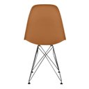 Ver imagem 2 de Conjunto com 2 Cadeiras para Sala de Jantar Eames PP Eiffel Laranja/Tangerina