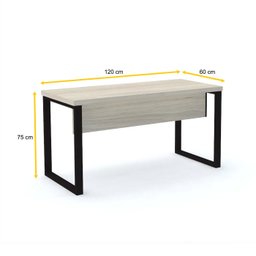 MESA P/ ESCRITÓRIO 120X60 PANDIN PE40TUB - NOGUEIRA M1200PE40TUB - 2