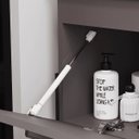 Ver mais imagens de Armário Gabinete Banheiro 80cm Mdf com Espelheira 1 Porta Cimento