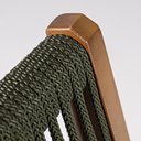 Ver imagem 4 de Kit 2 Cadeiras de Jantar sem Braços Tune Verde/Verniz Mel/Corda
