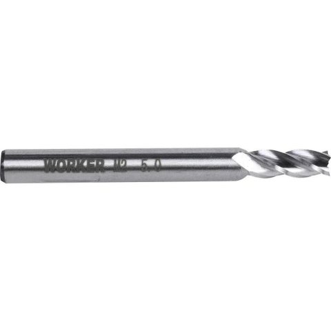 Fresa de Topo Fresa de Topo Aço Rápido 5mm Haste 6mm Hss m² para Usinagem Worker