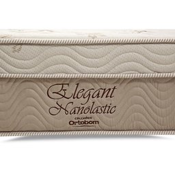 Cama Box King: Colchão Molas Bonnel Ortobom Nanolastic Elegant + Base Crc Suede Clean(186x198) - 4