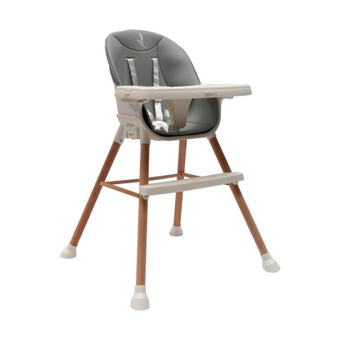 Cadeira de Alimentação Executive 5 em 1 Cinza Premium Baby