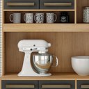 Ver imagem 5 de Armário Compac Valdemóveis Ametista 5P1Gav Cinamomo/Grafite