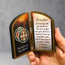 Ver imagem 4 de Adorno Oração de Mesa Medalha de São Bento