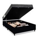 Ver imagem 6 de Cama Box com Baú Casal + Colchão de Espuma D33 Ortobom Iso 100 65x138x188 Preto