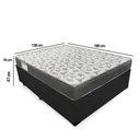 Ver imagem 7 de Cama Box com Baú Casal + Colchão de Espuma D33 Ortobom Iso 100 65x138x188 Preto