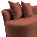 Ver imagem 6 de Namoradeira Sofá Feijão Hana Orgânica Bouclé Terracota