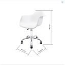 Ver imagem 3 de Kit 2 Cadeiras Escritório Arm Base Cromada DSW-M Office