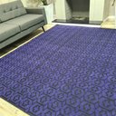 Ver imagem 5 de Tapete Carpete Sala Quarto Elegante Geométrico 1,50 x 2,00 - Cor Violeta