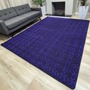 Ver imagem 4 de Tapete Carpete Sala Quarto Elegante Geométrico 1,50 x 2,00 - Cor Violeta